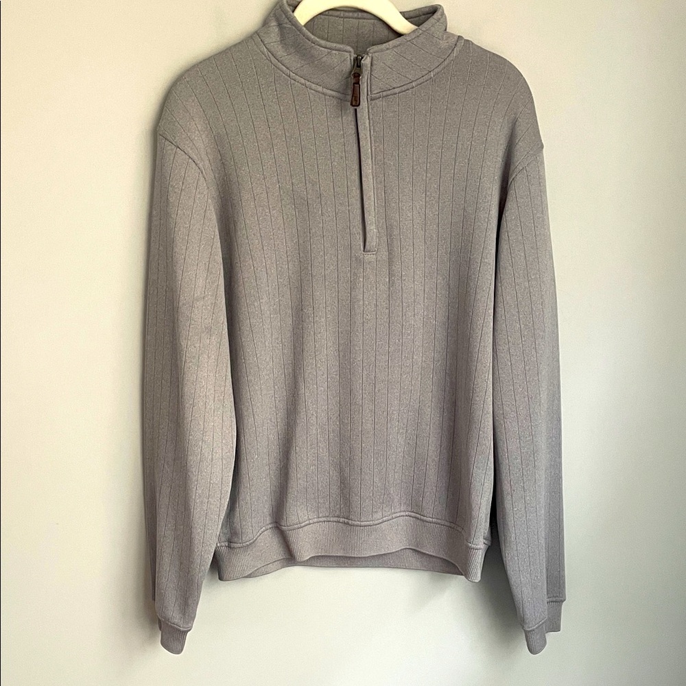Footjoy Men's Gray Half-Zip Sweater Size Medium